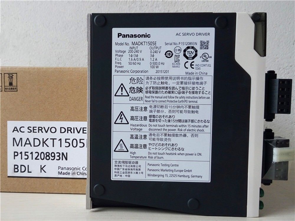 Brand New PANASONIC AC Servo drive MADKT1505E in box - Click Image to Close