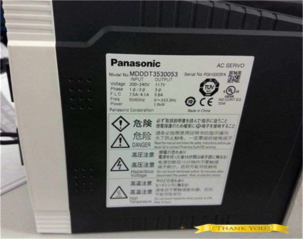 Original New PANASONIC AC Servo drive MDDDT3530053 in box - Click Image to Close