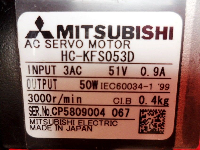 NEW&ORIGINAL Mitsubishi servo motor HC-KFS053D HCKFS053D in box - Click Image to Close