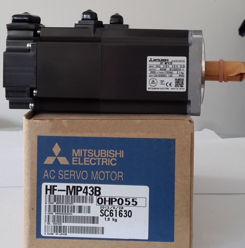 Original New Mitsubishi Servo Motor HF-MP43 HF-MP43B HF-MP43BK IN BOX HFMP43BK - Click Image to Close