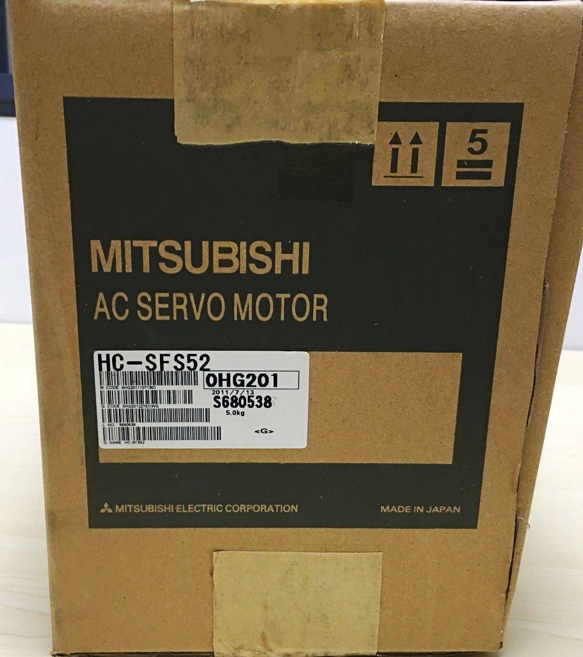 Original New Mitsubishi Servo Motor HC-SFS52 HC-SFS52B HC-SFS52K IN BOX - zum Schließen ins Bild klicken