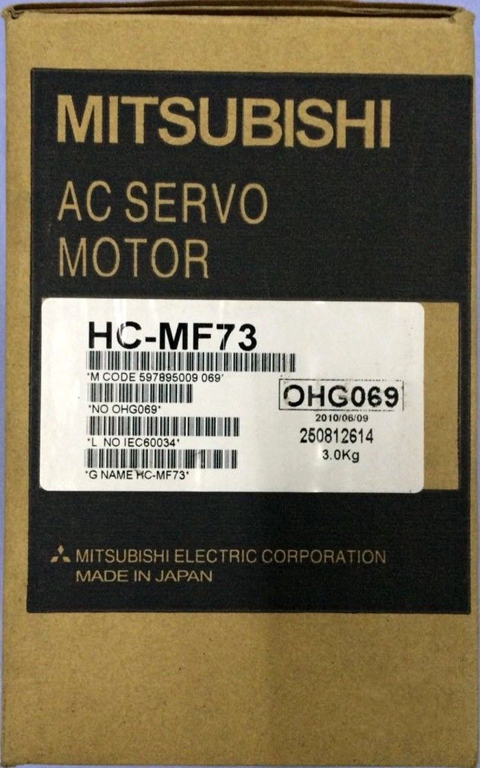 Original New Mitsubishi Servo Motor HC-MF73 HC-MF73K IN BOX HCMF73K