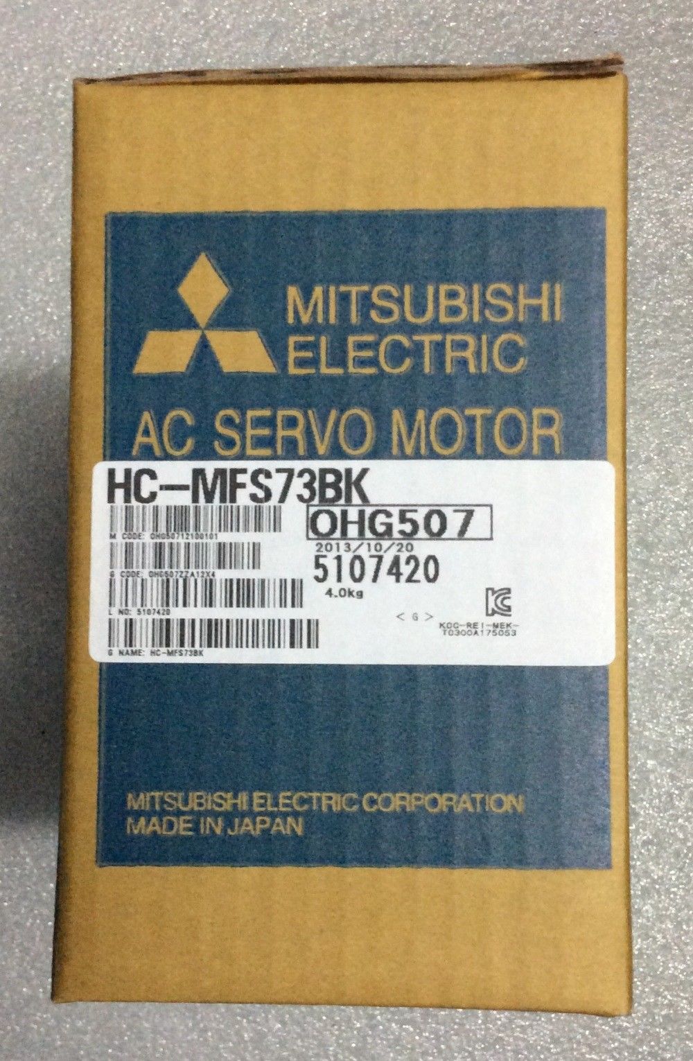 NEW Mitsubishi Servo Motor HC-MFS73 HC-MFS73B HC-MFS73K HC-MFS73BK IN BOX - Click Image to Close