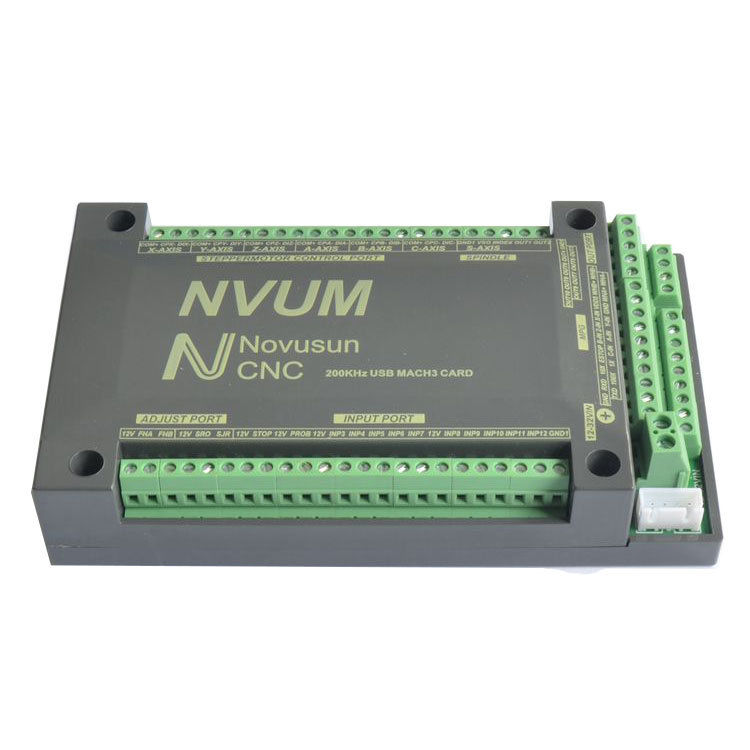 NVUM 6 Axis CNC Controller MACH3 USB Interface Board Card 200KHz for Stepper Mot - Click Image to Close