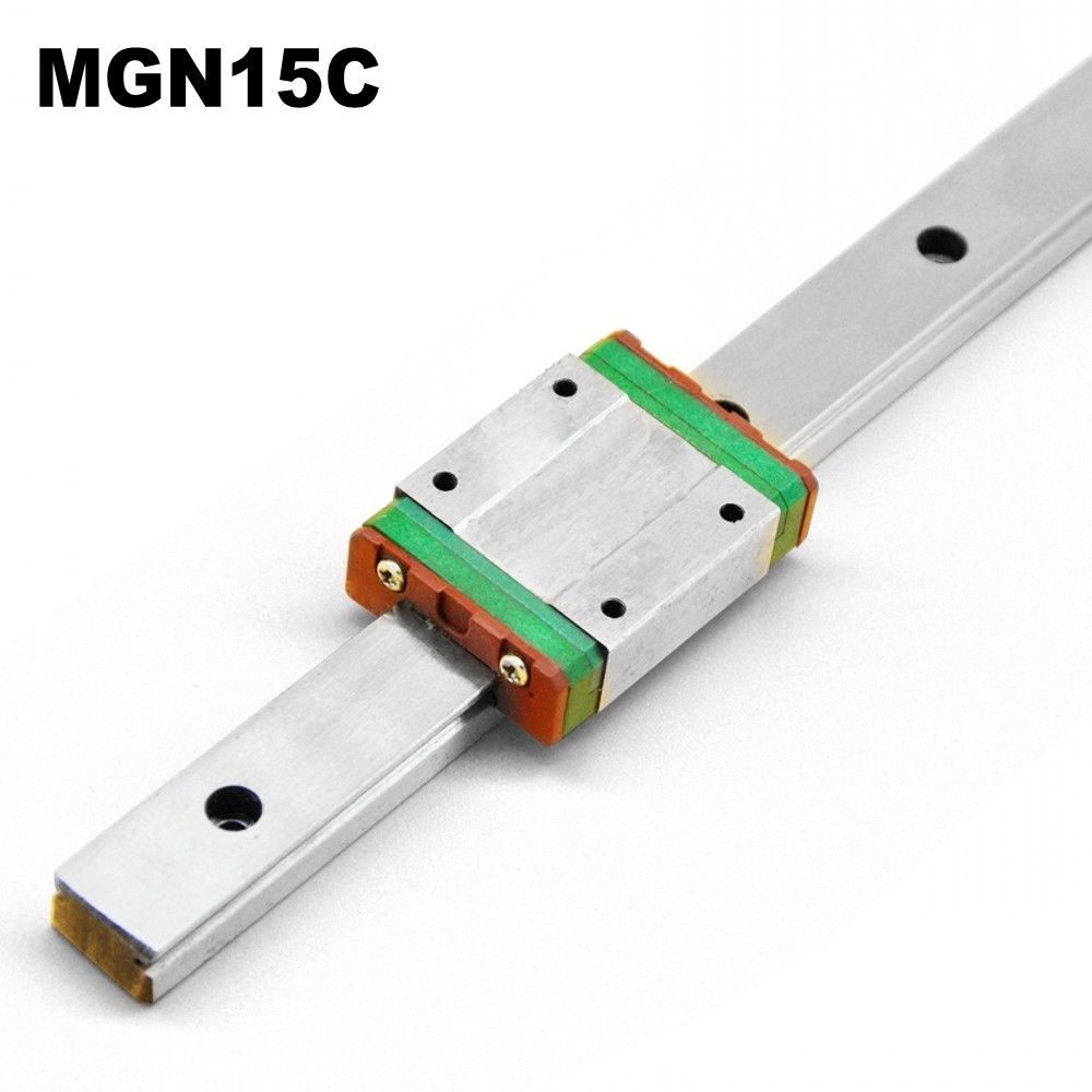 MGN15C Linear Sliding Guide / Block 250 300 350 400 450 500 550mm CNC 3D Printer - Click Image to Close