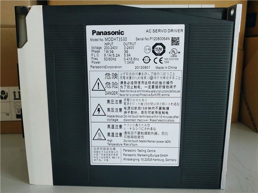 Brand New Panasonic Servo Driver MDDHT3530 in box - Click Image to Close