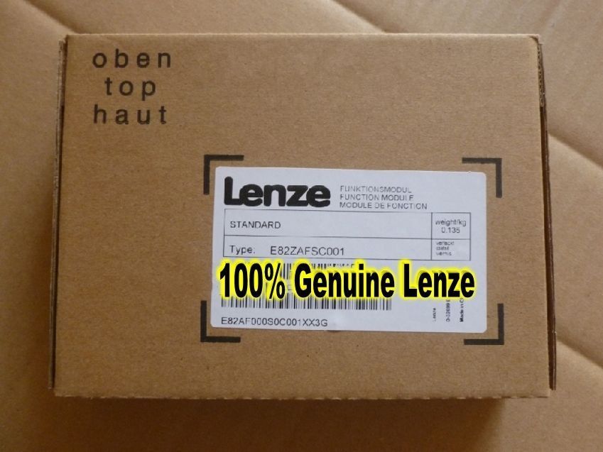 Genuine LENZE STANDART I/O FUNCTION MODULE E82ZAFSC001 in new box