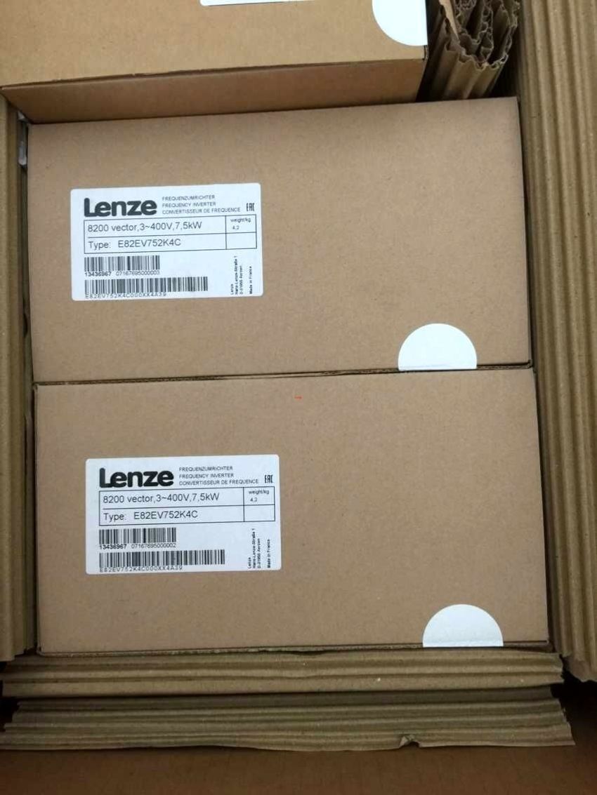 Genuine Lenze SMD Inverter 7.5KW E82EV752K4C E82EV752_4C in new box - Click Image to Close