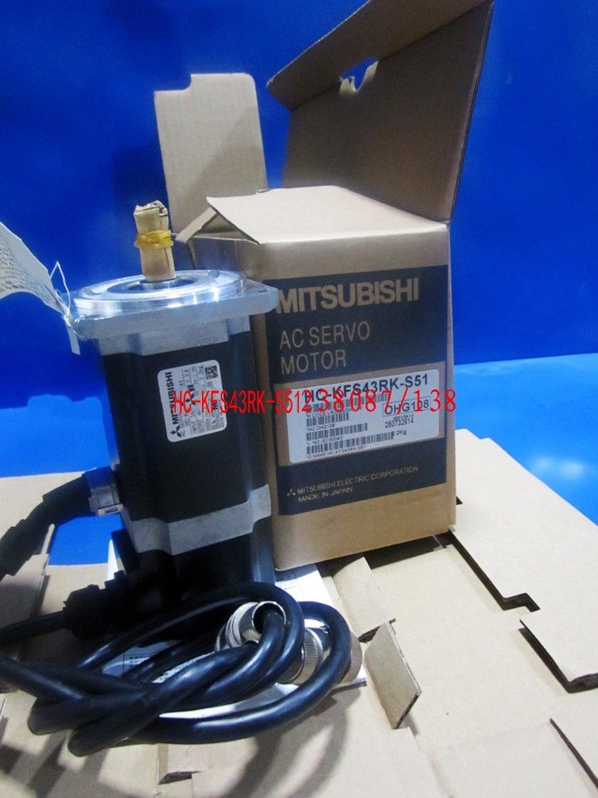 NEW&ORIGINAL Mitsubishi HC-KFS43RK-S51 AC Servo Motor HCKFS43RKS51 in box - zum Schließen ins Bild klicken