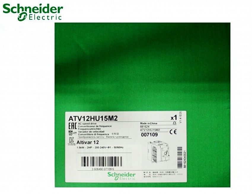 Free shipping Genuine NIB Schneider ATV12HU15M2 Telemecanique Altivar AC Drive - Click Image to Close