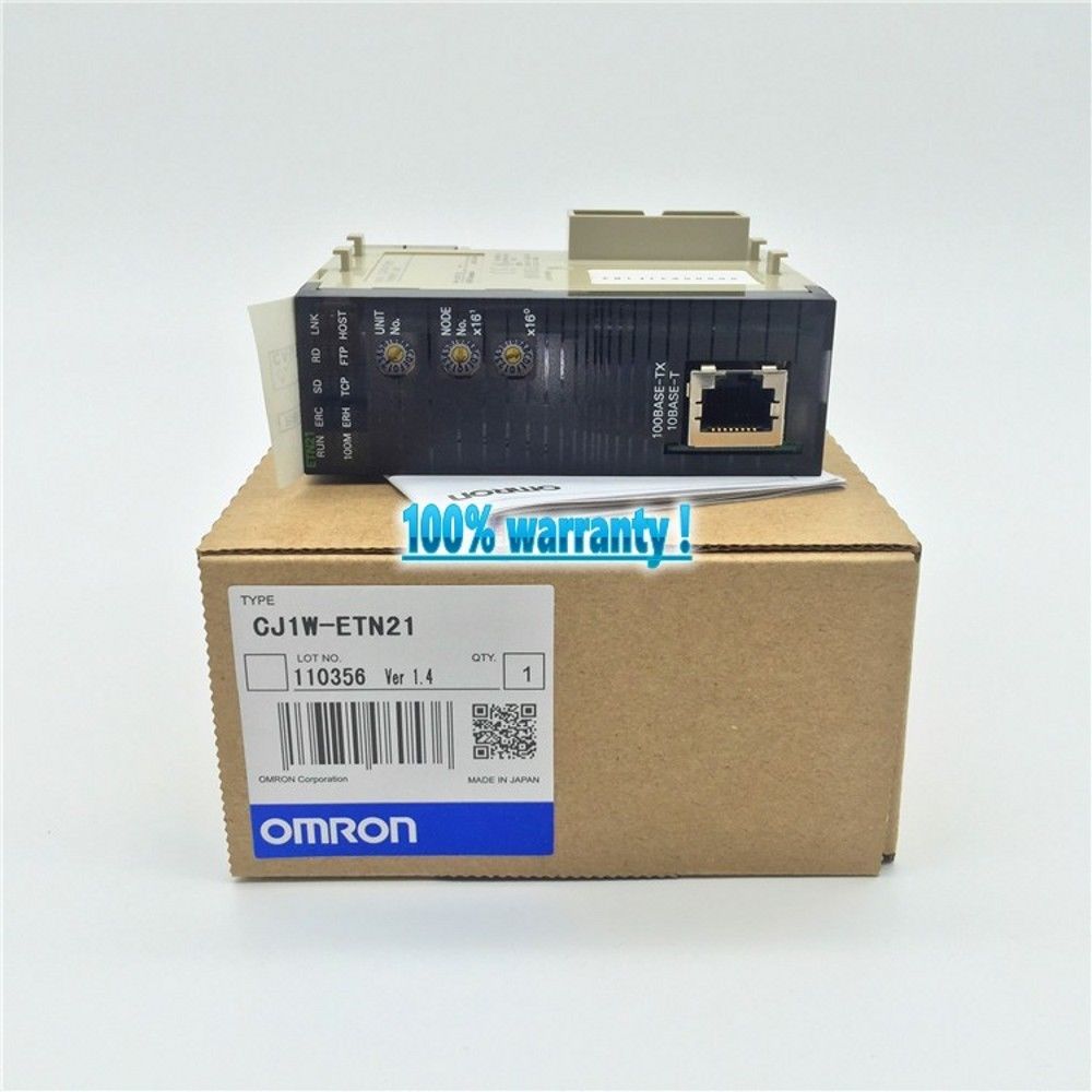 Original New OMRON PLC CJ1W-ETN21 IN BOX CJ1WETN21