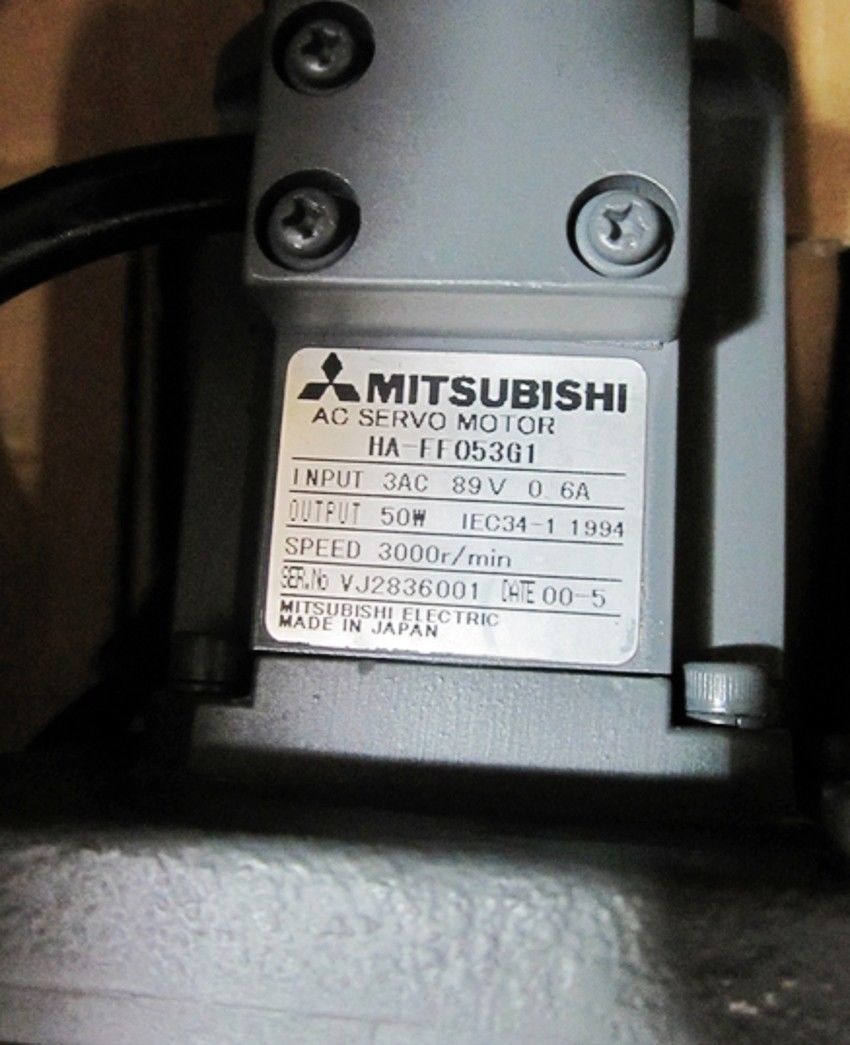 NEW&ORIGINAL Mitsubishi SERVO MOTOR HA-FF053G1 HAFF053G1 in box - Click Image to Close