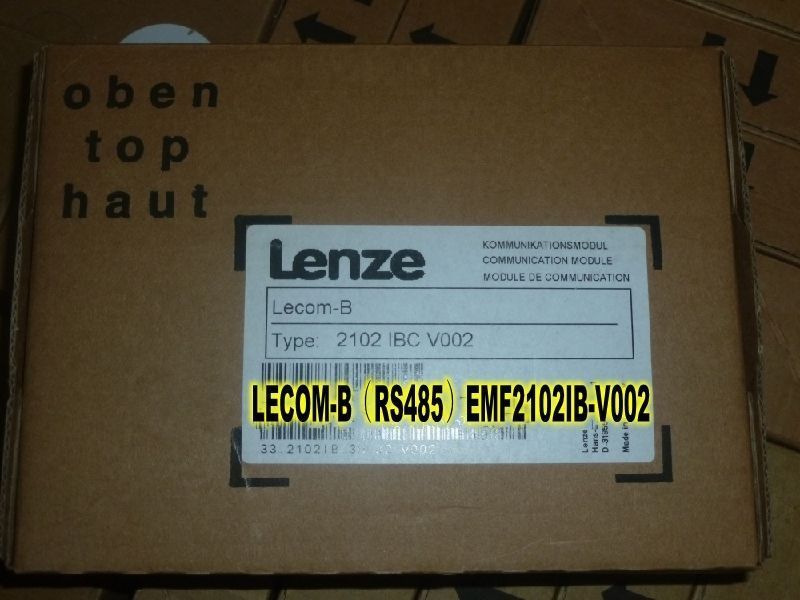 Free DHL Genuine Lenze LECOM B （RS485） Type: EMF2102IB-V002 in NEW box - Click Image to Close