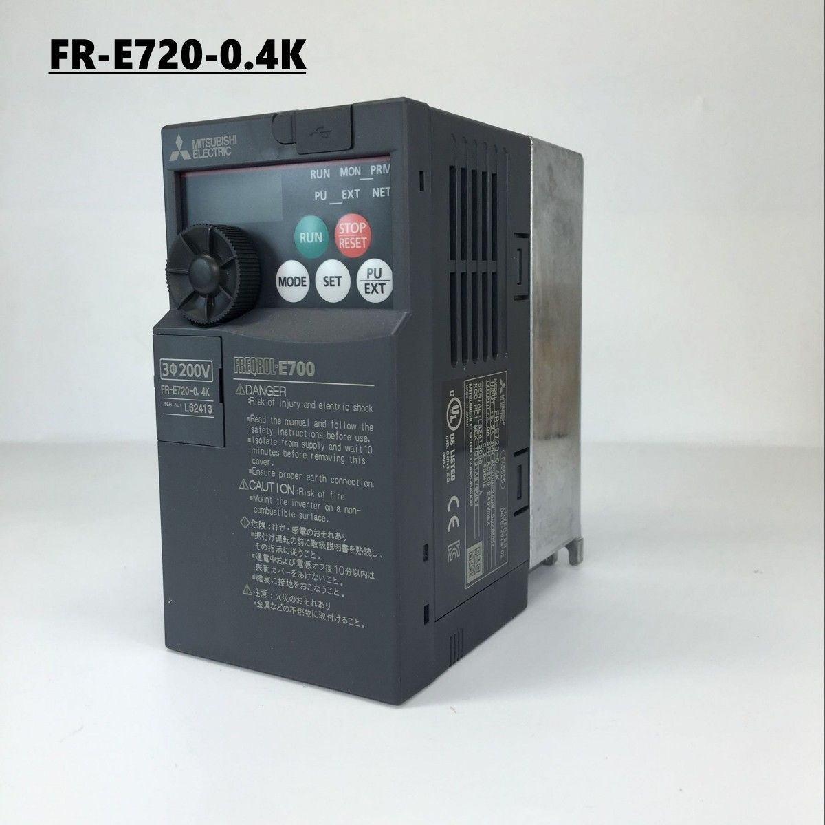 Brand New MITSUBISHI inverter FR-E720-0.4K In Box FRE7200.4K - Click Image to Close