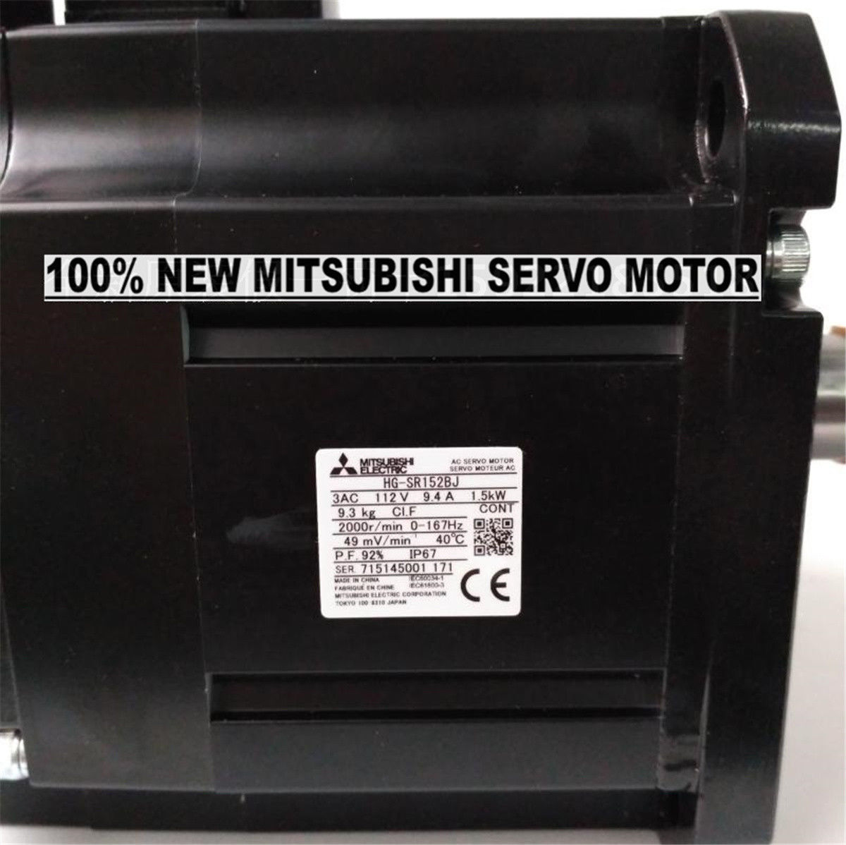 NEW Mitsubishi Servo Motor HG-SR152BJ in box HGSR152BJ - zum Schließen ins Bild klicken